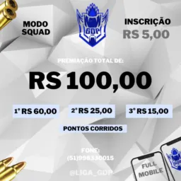 INSCRIÇÃO DA LIGA GDP