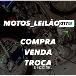 MOTOS DE LEILAO DA 017