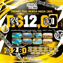 💛 TREINAO! 8q / MOB - M.CAOS³