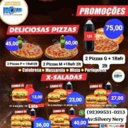 Todo dia 5 sorteamos 1 combo ou pizza