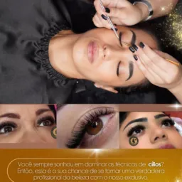 Curso Cílios Tufinho Clássico e Russo & Cílios de Seda básico e avançado técnicas diferentes