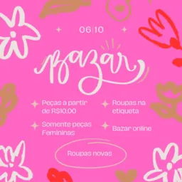 Bazar roupas NOVAS a preço de custo 2