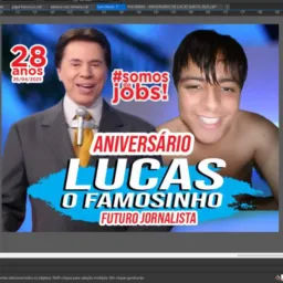 Aniversário Lucas futuro jornalista 26/04/2025 será um estouro seus 16 anos de festividades 28 anos🌈