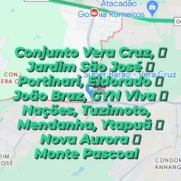 Vera Cruz, Jd São José, Eldorado, João Braz, GYN Viva
