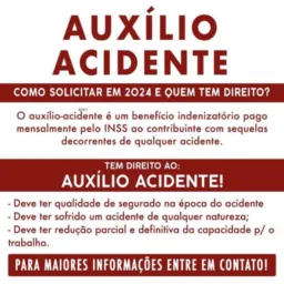 AUXÍLIO ACIDENTE 2025