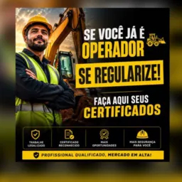 CERTIFICADO DE OPERADOR PROFISSIONAL FAÇA AGORA MESMO AQUI