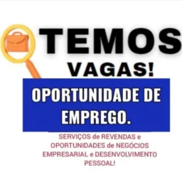 VAGAS DE TRABALHO AQUI EM GOIÂNIA E BRASÍLIA!