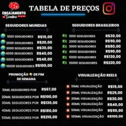 Compra de engajamento para redes sociais 🚀