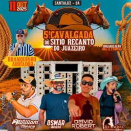 5⁰ Cavalgada Do Sitio Recanto Do Juazeiro 11/10🌳