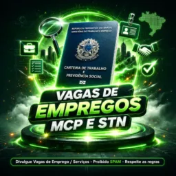 VAGAS DE EMPREGO 2️⃣ MCP E STN