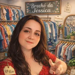 Brechó Jessica jandaia 3 2 real a peça no atacado acima de 20 peças