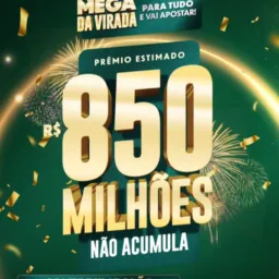 MEGA-SENA DA VIRADA $850.000