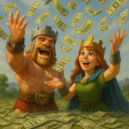 CLASH OF CLANS/COMPAS E VENDAS