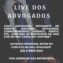 PODCAST BANCADA JURÍDICA ⚖  A Live dos Advogados