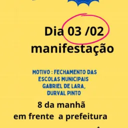 Contra o fechamento das escolas
