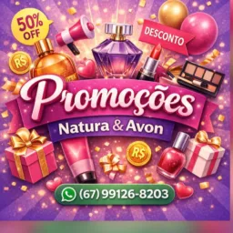Produtos promocionais Natura/ AVON