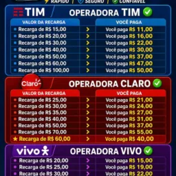 RECARGAS COM DESCONTO ✅