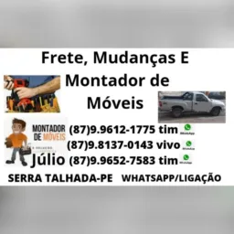 Montagens,fretes,Mudança.