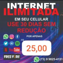 DADOS MOVEIS ILIMITADA S/ REDUÇÃO