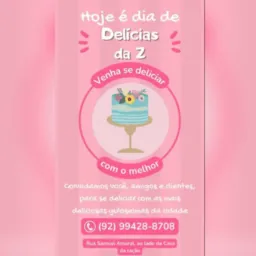 Delícias da Z 🍩 🧁 🥯 👩‍🍳
