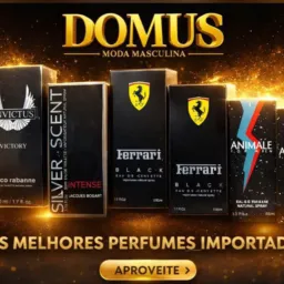 Domus perfumes e camisetas