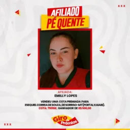 Sorteio giro de prêmios 🎉🤑