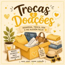 TROCA TUDO - Trocas e doações 👗👕🧣
