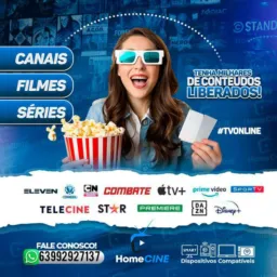 Tv Online Por Apenas 29,99 Por Mês Promoção Indicou, Ganhou 📺✅🤩