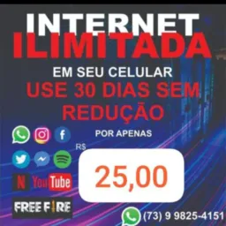 INTERNET  MOVEL ILIMITADA S/ REDUÇÃO