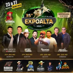 Vendas de entradas e cartelas da 35 expoalta 🐂