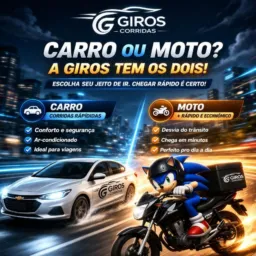 GIROS CORRIDAS CARRO E MOTO🚗🏍️