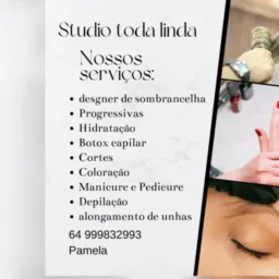 Studio toda linda👣💇♀️💅🛍️💄🩴👙