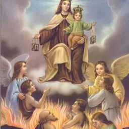 NOSSA SENHORA DO CARMO ROGAI A DEUS POR TODOS NÓS OS VIVOS E OS QUE ESTAO NO PURGATÓRIO