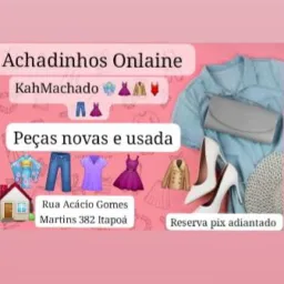 Achadinhos Onlaine KahMachado peças novas e usadas 👕🩳👗👖👚👔