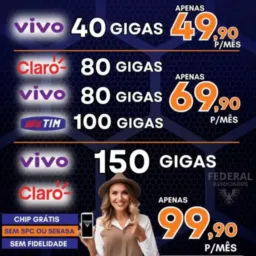 📶 Internet Claro | TIM | Vivo com Desconto pela Associação