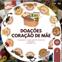 Grupo de doação coração de mãe