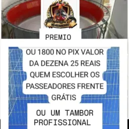 02.GRUPO ENCONTRO DÊ AMIGOS ZÉ FREITAS RIFAS DÊ 10 PASSEADORES OU 1800 NO PIX 1 GANHADOR GRUPO
