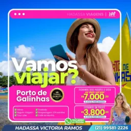 PROMOÇÕES NOVOS CLIENTES HADASSA VICTORIA RAMOS VIAGENS