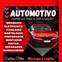 🚙👨🏻🔧AUTOMOTIVO ⚙️ Emprego, Diária e Divulgação📍 Maringá e região