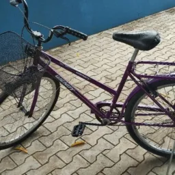 RIFA BICICLETA ARO 26 USADA COM CESTINHA E GARUPA 🚴🏻