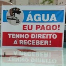 Manifestação contra embasa