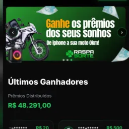 Raspou Ganhou