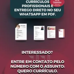 Elaboração de Currículo em PDF 📄✏️📇📣