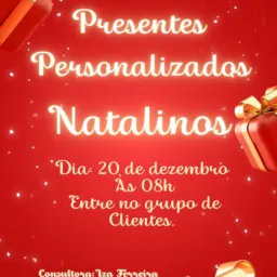 Presentes 🎁 personalizados Natalinos.