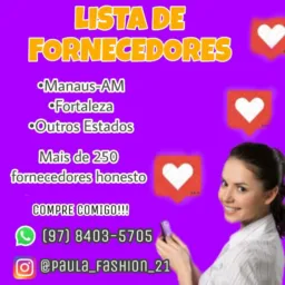 Indicações de Fornecedores Manaus/Fortaleza