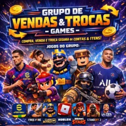 🎮 GRUPO DE TROCA E VENDA DE CONTAS 🎮