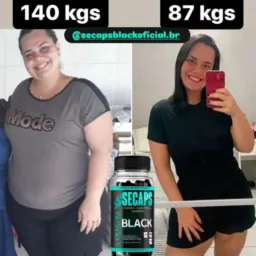 💚 SECAPS BLACK SUPRIMENTO 100% NATURAL