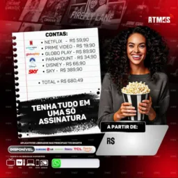 STREAMINGATMOS AO VIVO 🍿🧋🎥 GRUPO 3