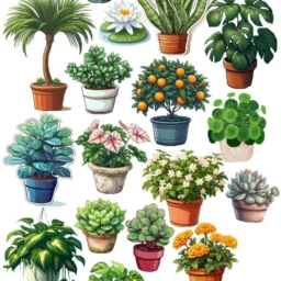 Troca e venda de plantas e adubo
