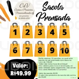 Sacola Premiada C&V